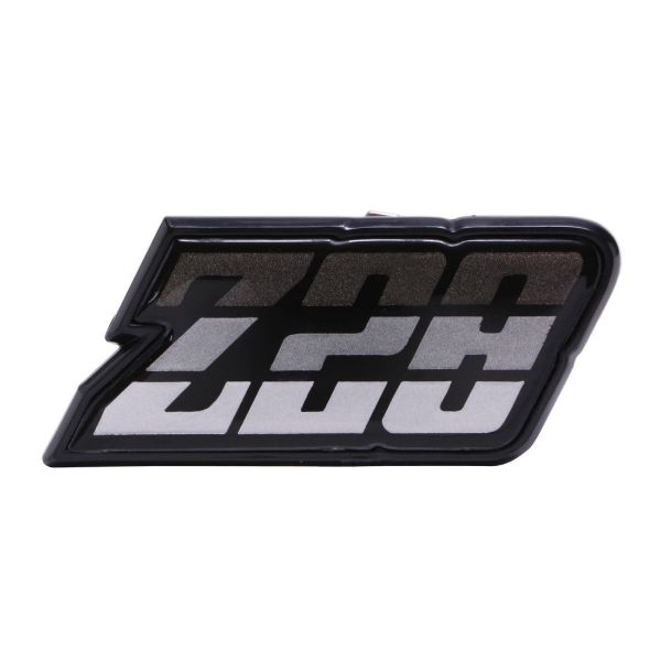 Picture of 1980-1981 Camaro Fuel Door Emblem, “Z-28”, Charcoal, Sold as Each