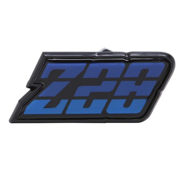 Picture of 1980-1981 Camaro Fuel Door Emblem, “Z-28”, Blue, Sold as Each