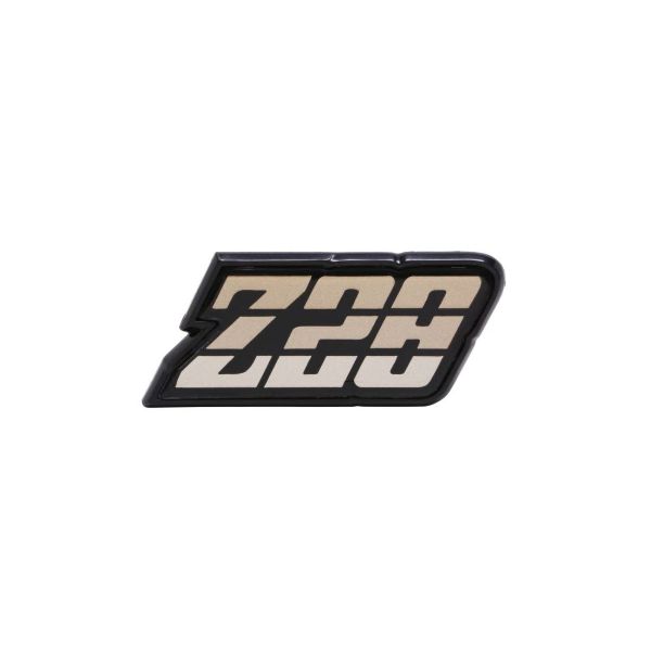 Picture of 1980-1981 Camaro Fuel Door Emblem, “Z-28”, Gold, Sold as Each