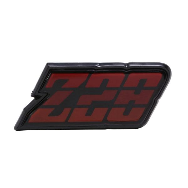 Picture of 1980-1981 Camaro Fuel Door Emblem, “Z-28”, Red, Sold as Each