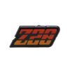 Picture of 1980-1981 Camaro Fuel Door Emblem, “Z-28”, Orange, Sold as Each