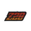 Picture of 1980-1981 Camaro Fuel Door Emblem, “Z-28”, Orange, Sold as Each