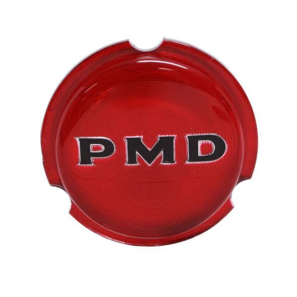 Picture of 1970 Late -1972 Rally II Red GTO Wheel Center Emblem, Sold as Each