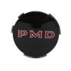 Picture of Pontiac Wheel Cover 2-7/16” Diameter W/Black Background "PMD" Emblem, Each
