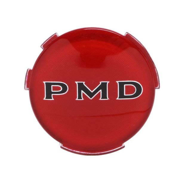Picture of Pontiac Wheel Cover 2-7/16" Diameter W/Red Background "PMD" Emblem, Each
