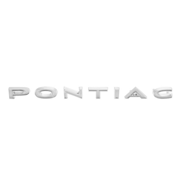 Picture of 1967-1969 Firebird Trunk Lid Letters, “PONTIAC”, Sold as a Set