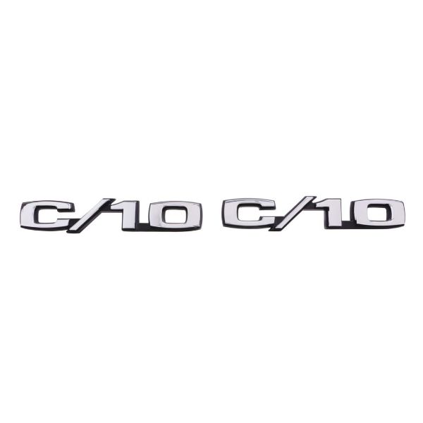 Picture of 1969-1970 Chevrolet and GMC Truck Front Fender Emblem, “C/10”, Sold as a Pair