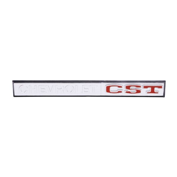 Picture of 1969-1970 Chevrolet and GMC Truck Glove Box Door Emblem, “Chevrolet CST”, Each