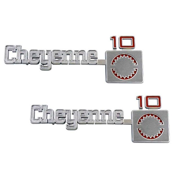 Picture of 1975-80 Chevrolet Truck Cheyenne 10 Fender Emblem Set
