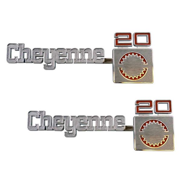 Picture of 1975-80 Chevrolet Truck Cheyenne 20 Fender Emblem Set