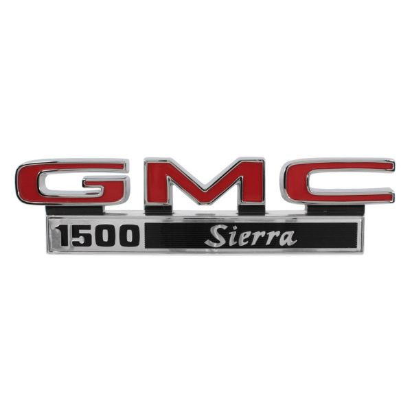 Picture of 1971-1972 GMC Truck Front Fender Emblem, “GMC 1500 Sierra”, Sold as a Pair