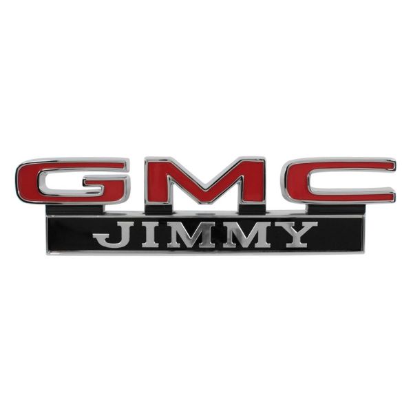 Picture of 1971-1972 GMC Truck Front Fender Emblem, “GMC Jimmy”, Sold as a Pair