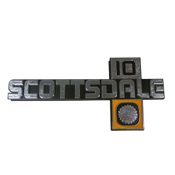 Picture of 1981-1988 Chevrolet Scottsdale 10 Fender Emblems, Sold as a Pair