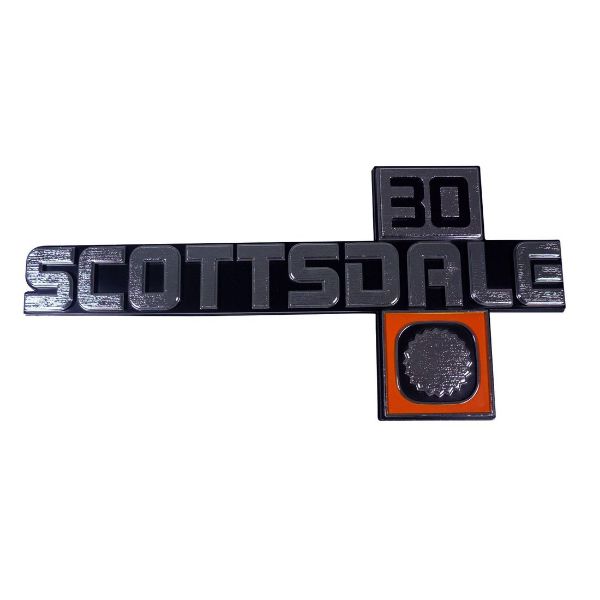 Picture of 1981-1988 Chevrolet Scottsdale 30 Fender Emblems, Sold as a Pair