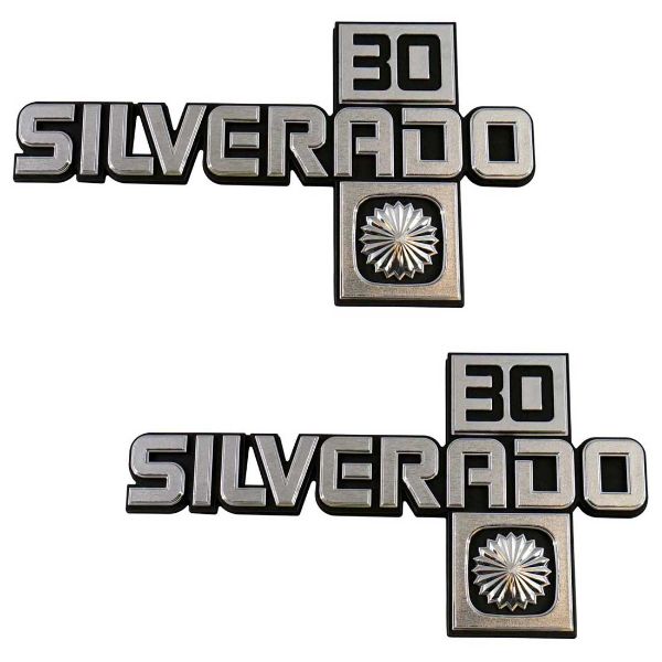 Picture of 1981-88 Chevrolet Truck Silverado 30 Fender Emblem Set
