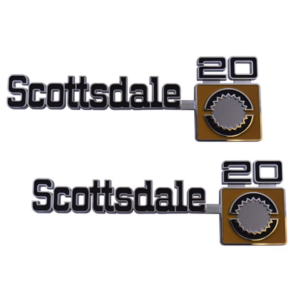 Picture of 1975-80 Chevrolet Truck Scottsdale 20 Fender Emblem Set