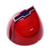 Picture of 1956 Full-Size Chevrolet Red Tail Light Lens with Blue Bowtie Chrome Trim Pair