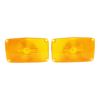 Picture of 1956 Full-Size Chevrolet Amber Parking Light Lens with Bowtie, Sold as a Pair