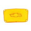 Picture of 1956 Full-Size Chevrolet Amber Parking Light Lens with Chrome Bowtie Pair