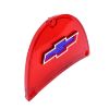 Picture of 1957 Full-Size Chevrolet Red Tail Light Lens with Blue Bowtie Chrome Trim Pair