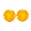 Picture of 1957 Full-Size Chevrolet Amber Parking Light Lens with Bowtie, Sold as a Pair