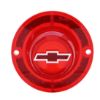 Picture of 1962 Full-Size Chevrolet Red Tail Light Lens with Red Bowtie Trim Included, Each