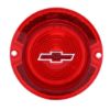 Picture of 1963 Full-Size Chevrolet Red Tail Light Lens with Red Bowtie, Sold as Each