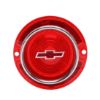 Picture of 1963 Full-Size Chevrolet Red Tail Light Lens with Red Bowtie Includes Trim, Each