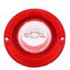Picture of 1963 Full-Size Chevrolet Red Back Up Light Lens with Clear Bowtie, Sold as Each