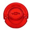Picture of 1964 Full-Size Chevrolet Red Tail Light Lens with Red Bowtie, without Trim, Each