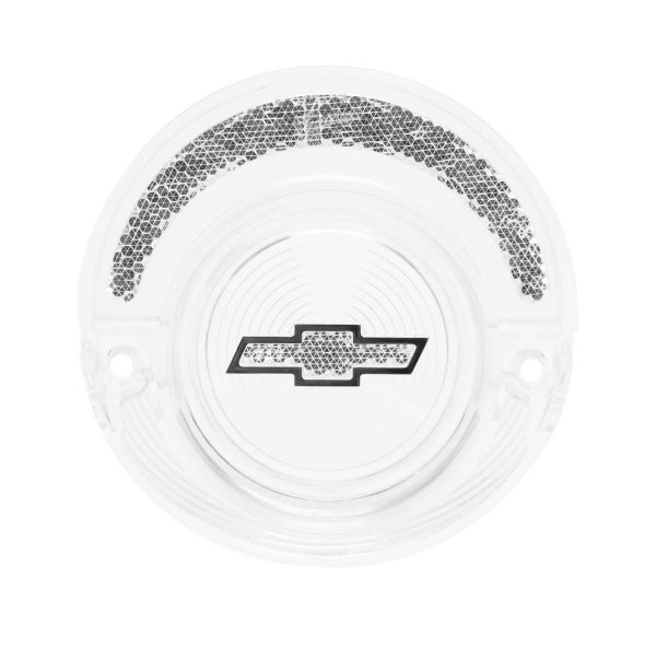 Picture of 1964 Full-Size Chevrolet Clear Tail Light Lens with Clear Bowtie, Sold as Each