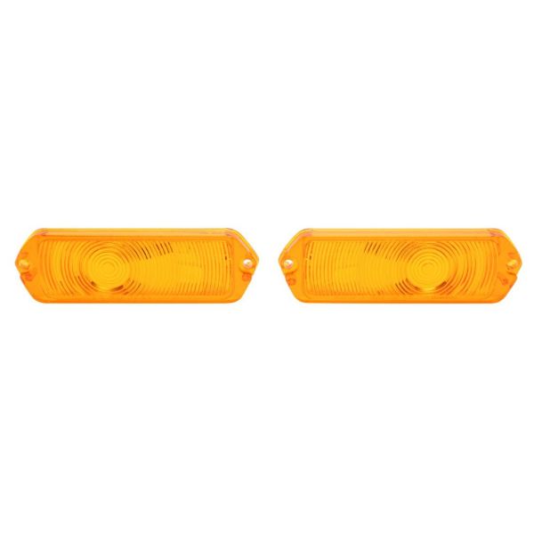 Picture of 1963 Full-Size Chevrolet Amber Parking Light Lens, Sold as a Pair
