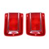 Picture of 1965 Chevelle Red Tail Light Lens with Chrome Trim, Sold as a Pair
