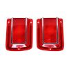 Picture of 1965 Chevelle Red Tail Light Lens with Chrome Trim, Sold as a Pair