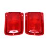Picture of 1965 Chevelle Red Tail Light Lens without Chrome Trim, Sold as a Pair