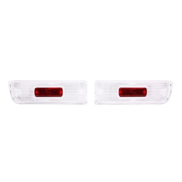 Picture of 1964 Chevelle Back Up Light Lens with Red Reflector, Sold as a Pair