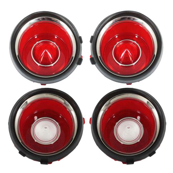 Picture of 1970-1971 Early Camaro Tail Light Lens Set with RS