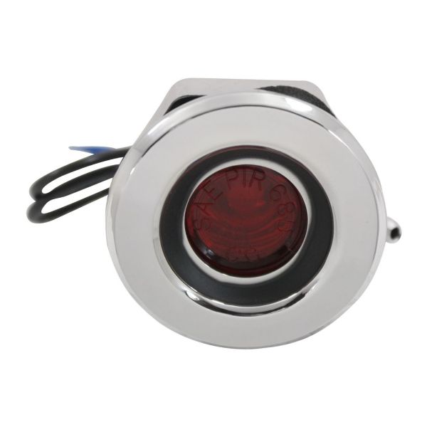 Picture of 1968 Mopar Rear Curved Red Side Marker Light Assembly, Sold as Each