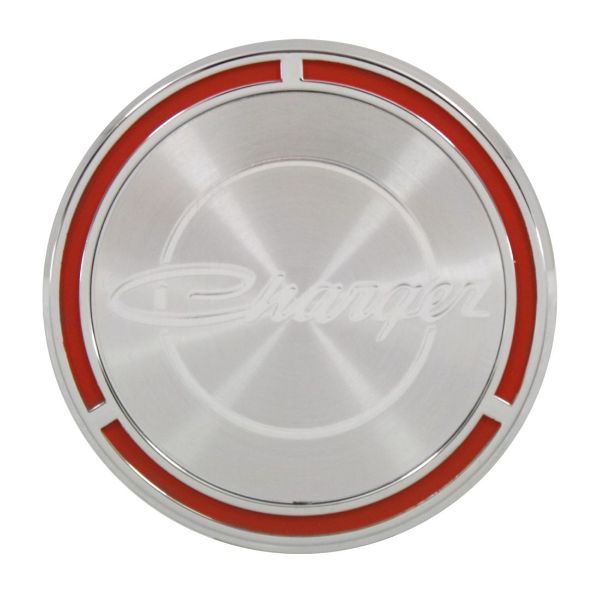Picture of 1968-1969 Charger Red Door Pad Emblem, Sold as Each