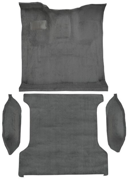 Picture of 1987-1996 Ford Bronco Complete Cutpile Carpet Flooring 801 Black
