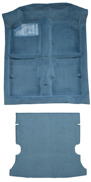 Picture of 1989-1994 Geo Metro 2DR Hatchback w/o Split Rear Seat Complete Cutpile Carpet Flooring 801 Black