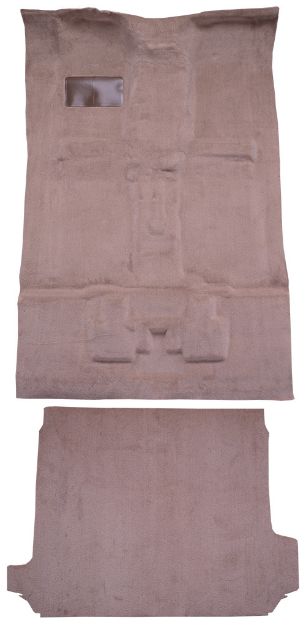 Picture of 1991-2003 Ford Explorer 2DR Complete Cutpile Carpet Flooring 801 Black
