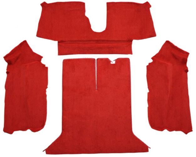 Picture of 1992-1993 Chevrolet Corvette Coupe with 1 Door Latch Rear Cutpile Mass Carpet Flooring 801 Black