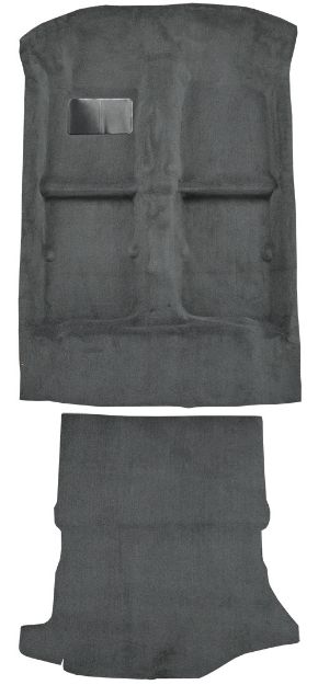 Picture of 1992-1995 Mazda MX-3 Complete Cutpile Carpet Flooring 801 Black
