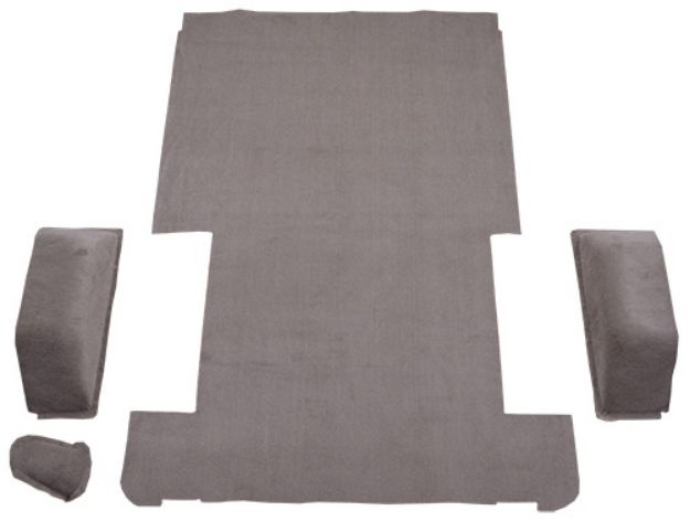 Picture of 1995-1997 Dodge B1500 Van Cargo Area Short Cutpile Carpet Flooring 801 Black
