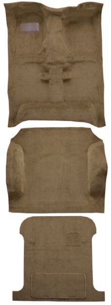 Picture of 1995-2002 Kia Sportage 4DR Complete Cutpile Carpet Flooring 801 Black