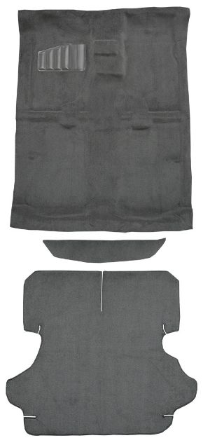 Picture of 1997-2001 Honda CR-V Complete Cutpile Carpet Flooring 801 Black