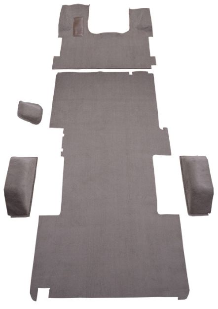 Picture of 1999-2003 Dodge Ram 3500 Van Ext Complete Cutpile Carpet Flooring 801 Black