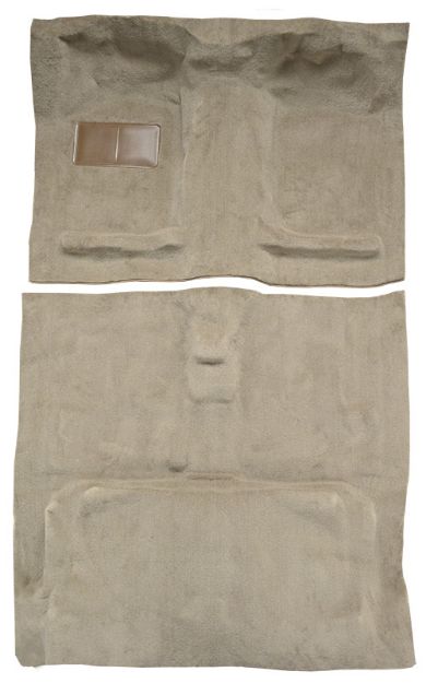 Picture of 2000-2004 Nissan Frontier Crew Cab Auto/Manual pickup Cutpile Carpet Flooring 801 Black