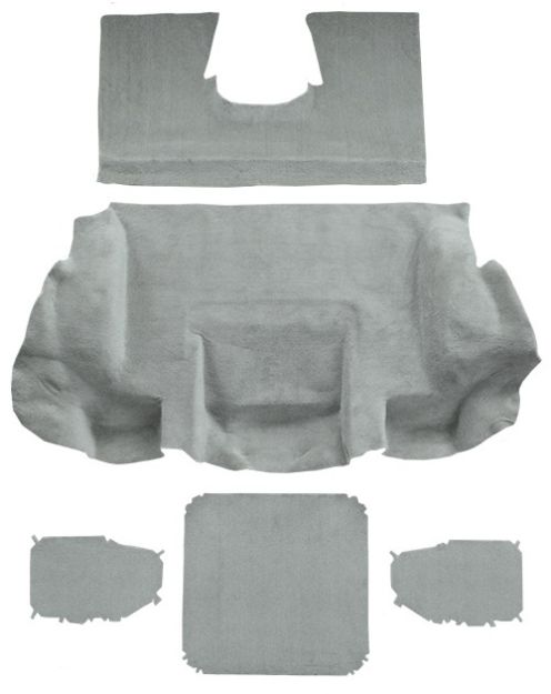 Picture of 2001-2004 Chevrolet Corvette Z06 Rear Cutpile Mass Carpet Flooring 801 Black